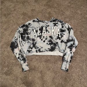 Hollister “Alaska” cropped crewneck